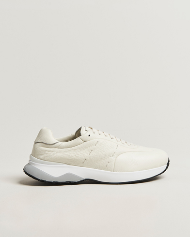 Kiton Luxury Running Sneakers White Deerskin – Weiß
