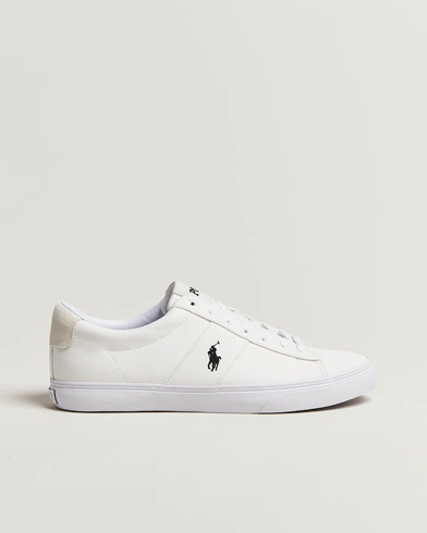 Polo Ralph Lauren Sayer Canvas Sneakers White/Black – Weiß