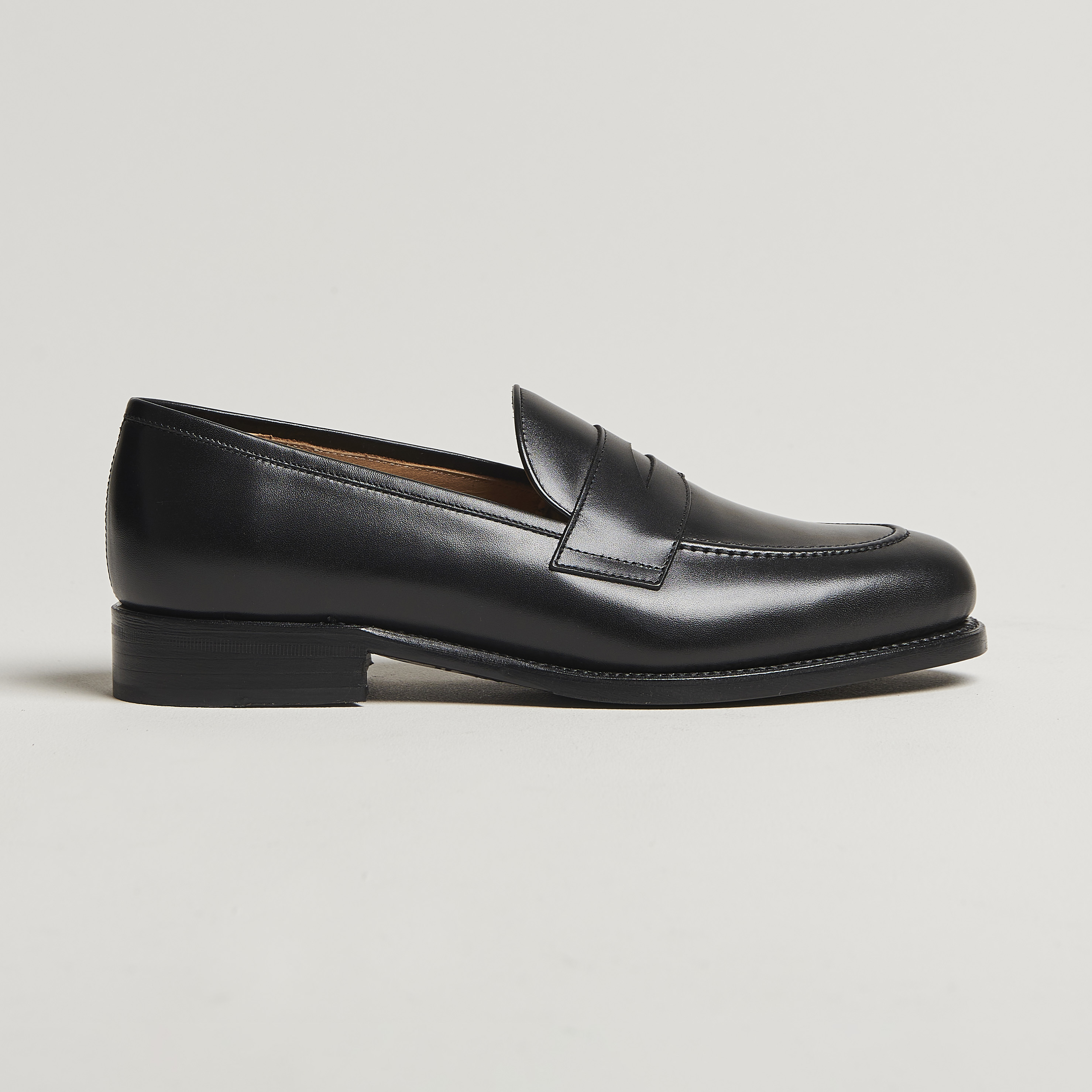 Oscar Jacobson Penny Loafers Black Bei Care Of Carl