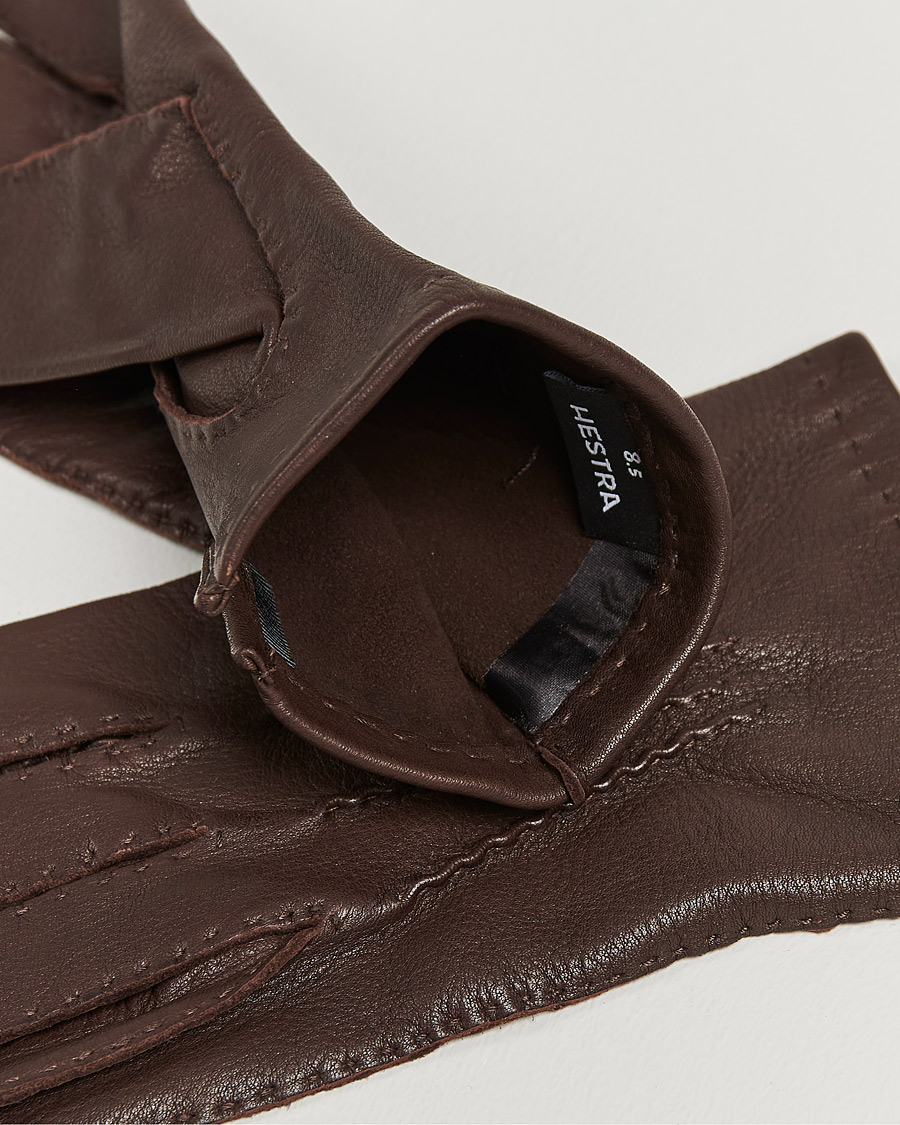 Herren |  | Hestra | Henry Unlined Deerskin Glove Chocolate