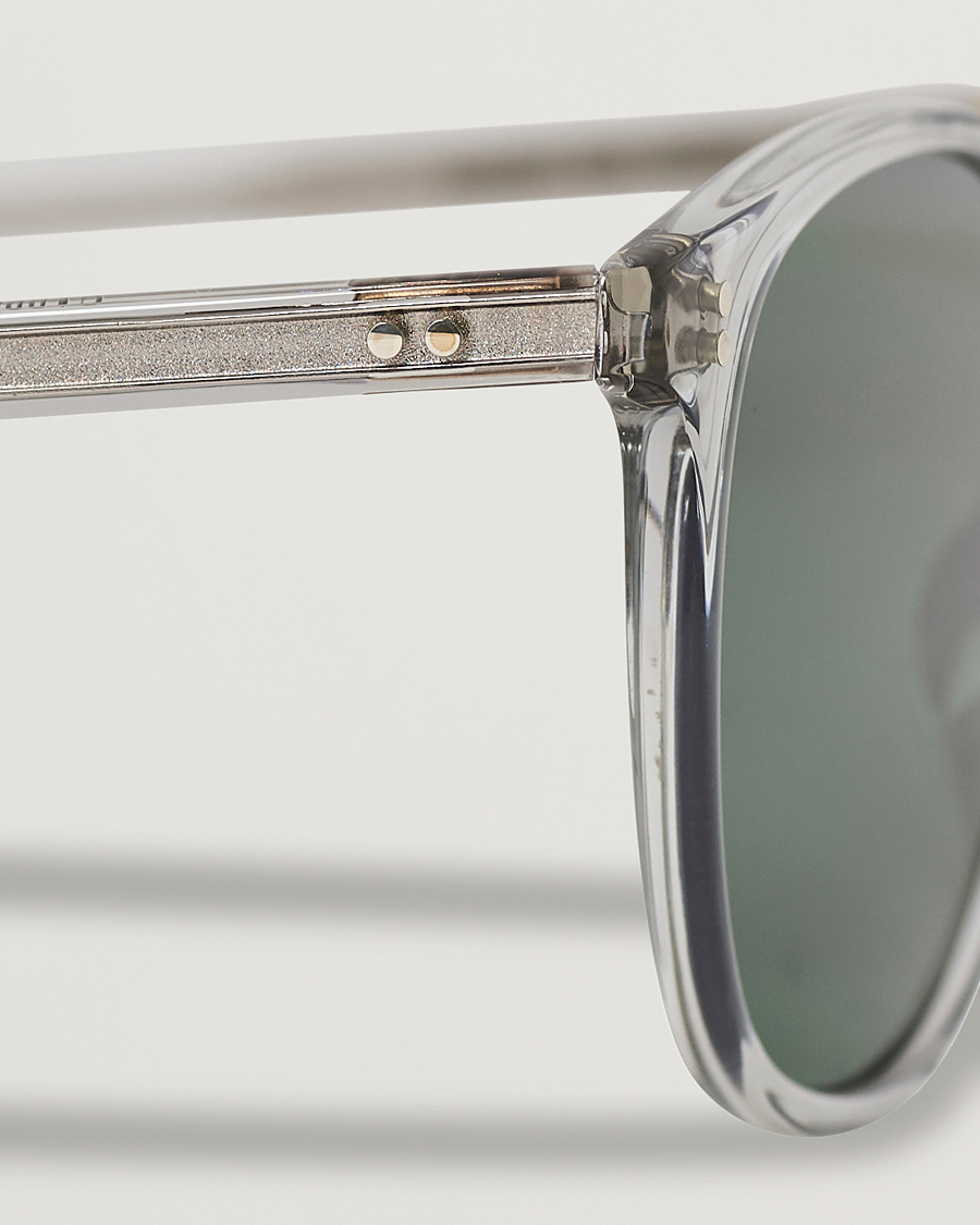 Herren | Sonnenbrillen | Garrett Leight | Kinney 49 Sunglasses Transparent/Green