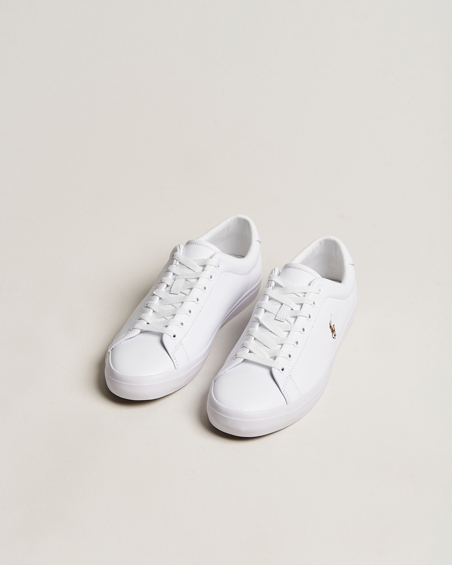Herren | Preppy Authentic | Polo Ralph Lauren | Longwood Leather Sneaker White