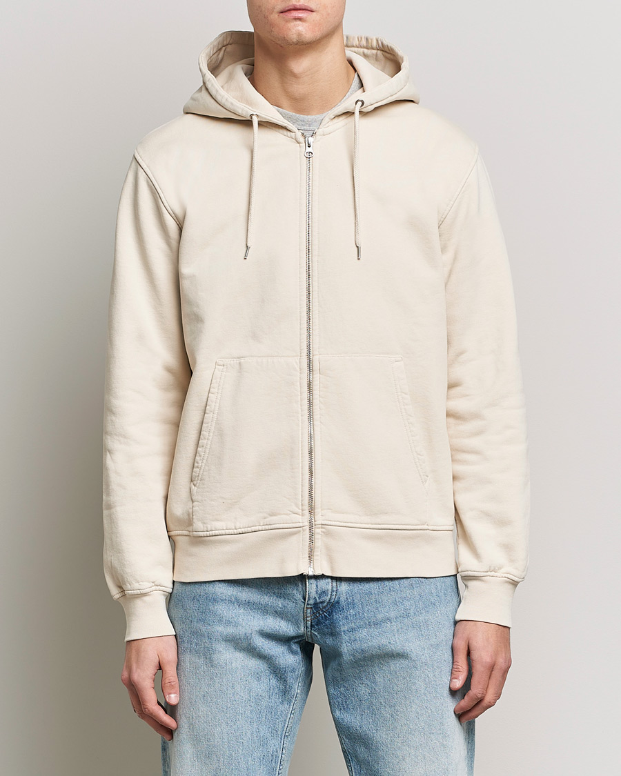 Herren | Colorful Standard | Colorful Standard | Classic Organic Full Zip Hood Ivory White