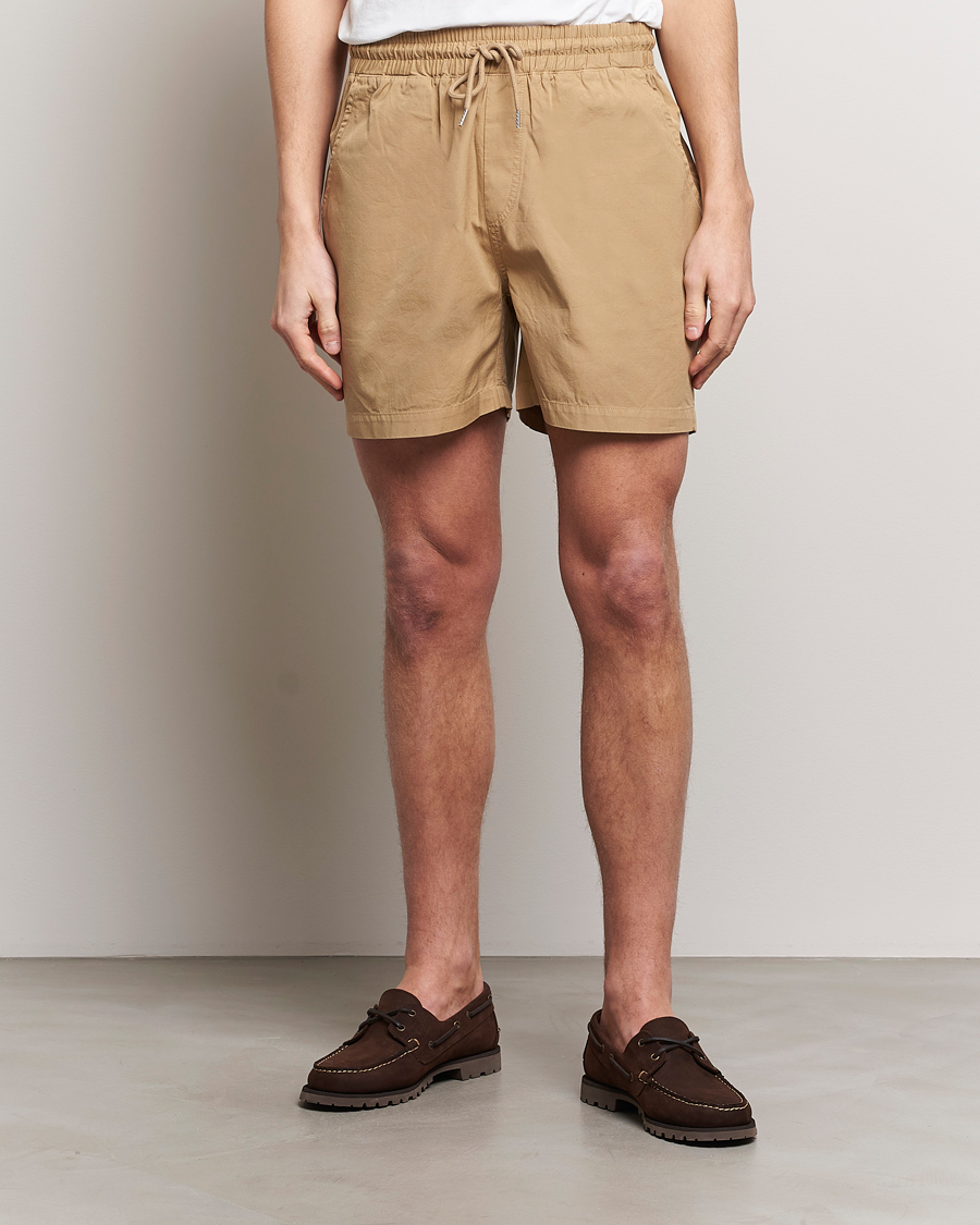 Herren | Contemporary Creators | Colorful Standard | Classic Organic Twill Drawstring Shorts Desert Khaki