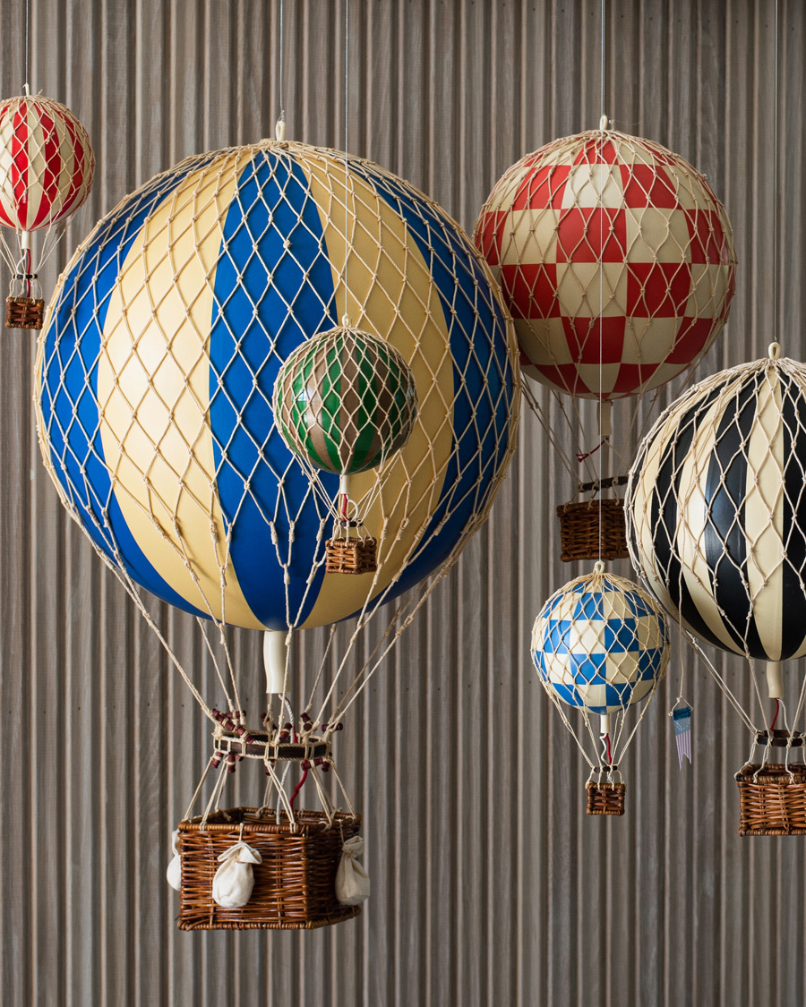 Herren | Dekoration | Authentic Models | Floating The Skies Balloon Check Blue