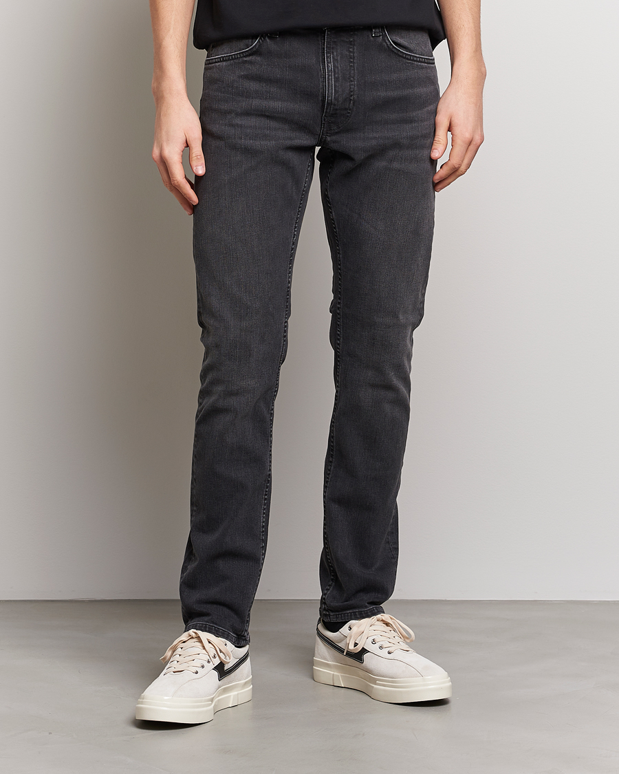 Herren | Schwartze Jeans | Nudie Jeans | Lean Dean Jeans Black Eyes