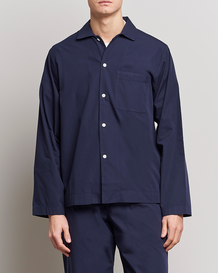 Herr | Livsstil | Tekla | Poplin Pyjama Shirt True Navy