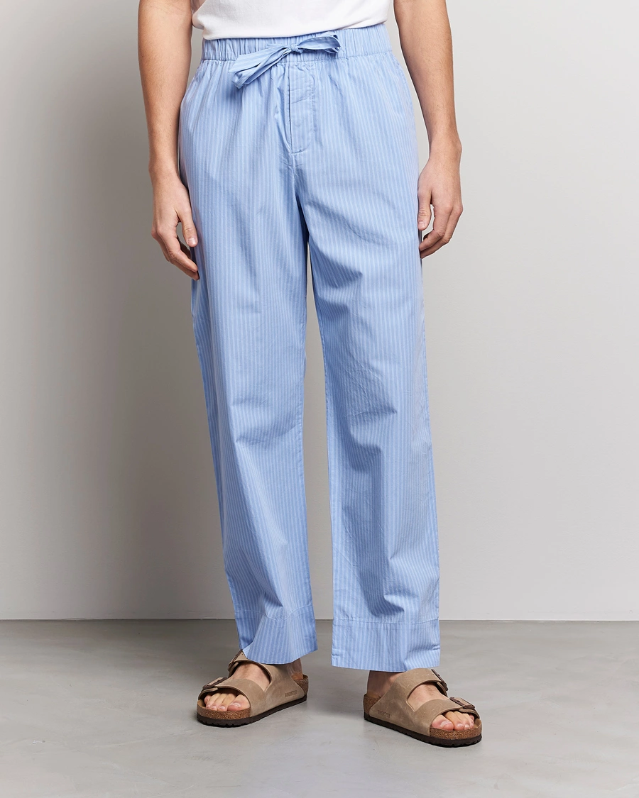 Herren | Tekla | Tekla | Poplin Pyjama Pants Pin Stripes