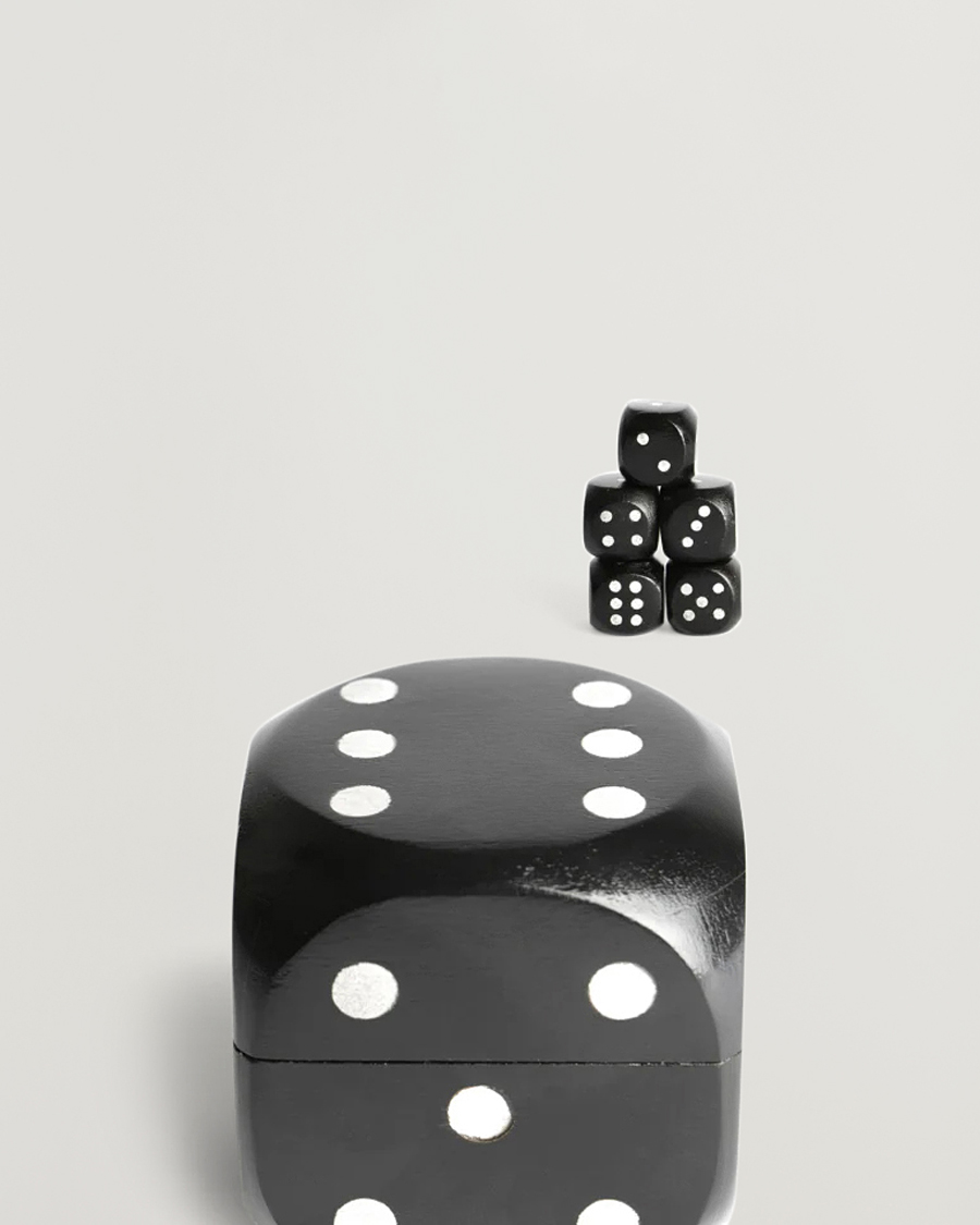 Herr | Dekoration | Authentic Models | Wooden Dice Box Black