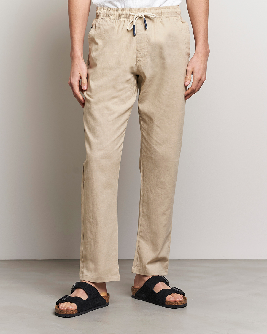 Herren |  | OAS | Linen Long Pants Beige