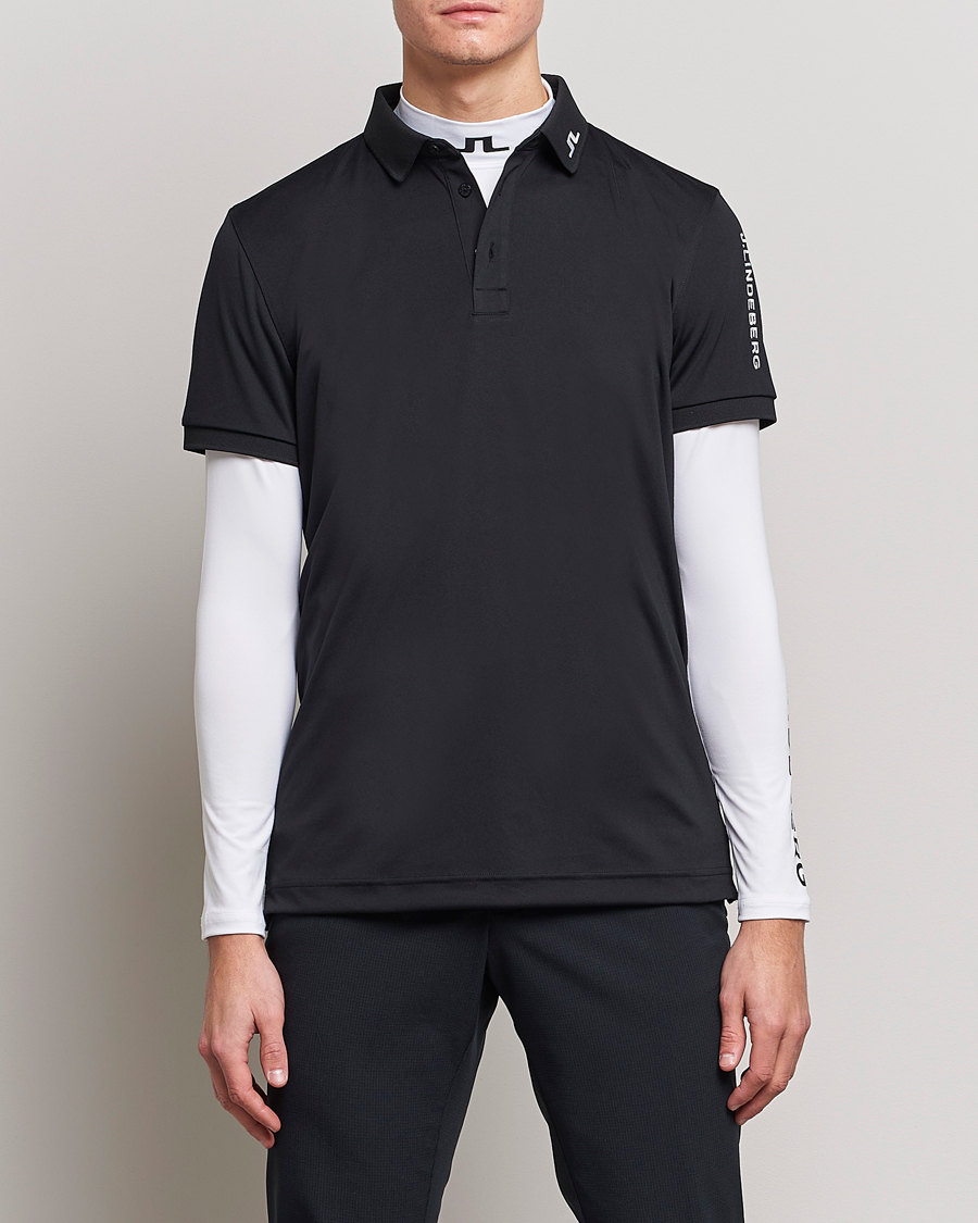 Herren |  | J.Lindeberg | Regular Fit Tour Tech Stretch Polo Black