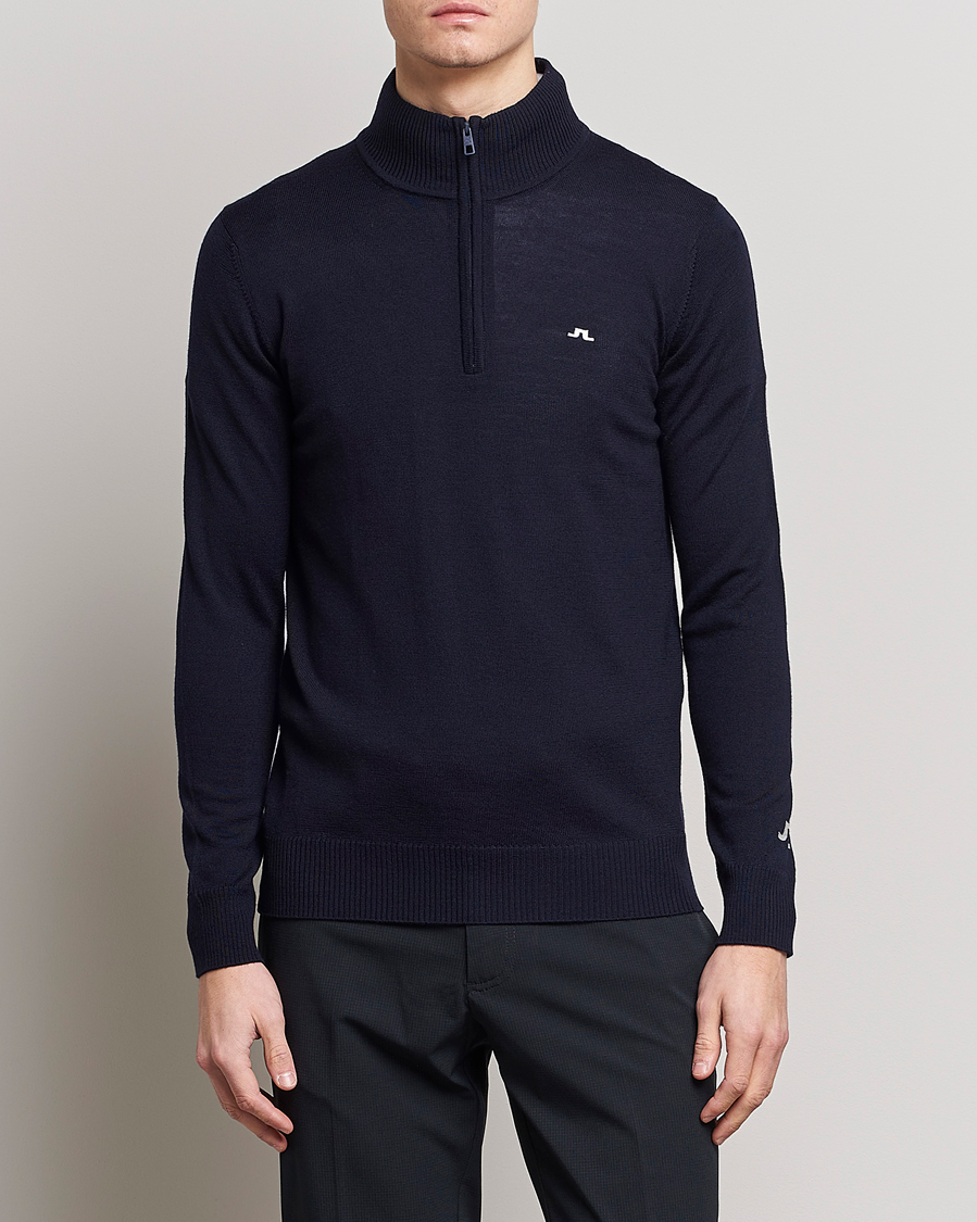 Herren |  | J.Lindeberg | Kian Tour Merino Half Zip Navy