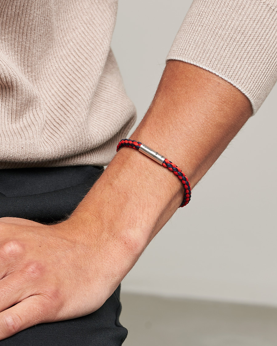 Herren | Schmuck | LE GRAMME | X Orlebar Brown Nato Bracelet Navy/Red