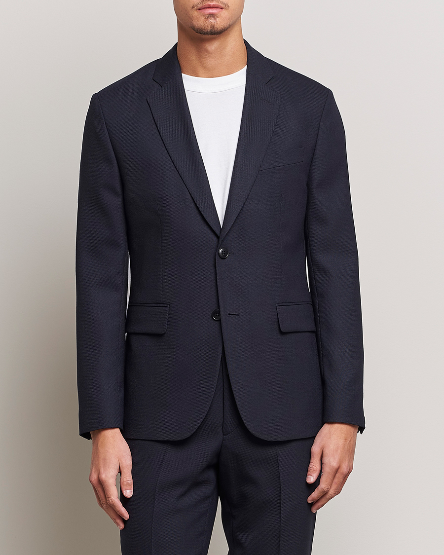 Herren | Kleidung | J.Lindeberg | Hopper Active Hopsack Blazer Navy