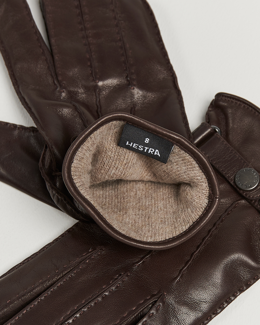 Herren | Hestra | Hestra | Jake Wool Lined Buckle Glove Espresso