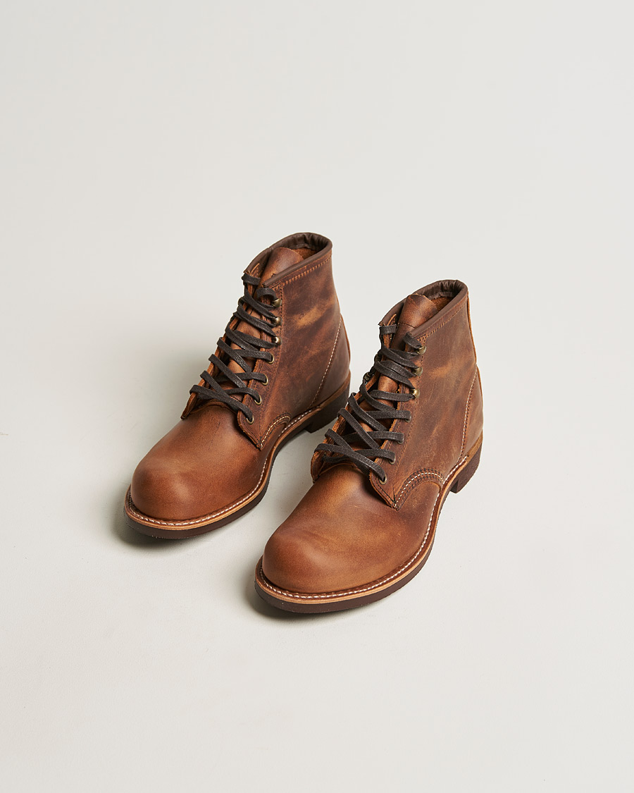 Herren | Handgefertigte Schuhe | Red Wing Shoes | Blacksmith Boot Copper Rough/Tough Leather