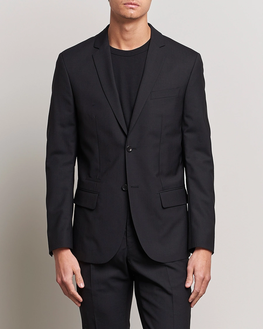 Herren | Filippa K | Filippa K | Rick Cool Wool Suit Jacket Black