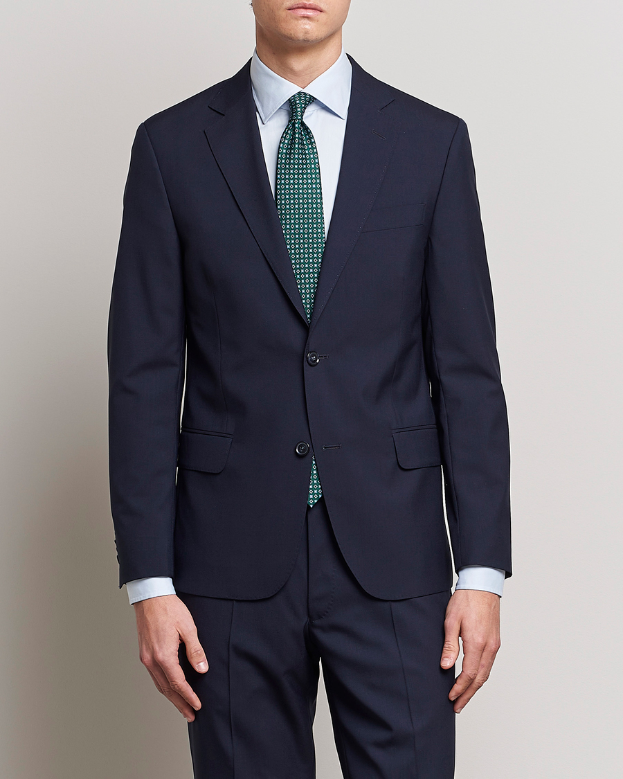 Herren | Kleidung | Oscar Jacobson | Edmund Wool Blazer Blue