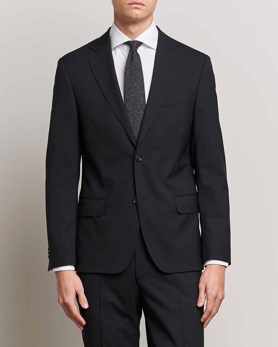 Herren | Oscar Jacobson | Oscar Jacobson | Edmund Wool Blazer Black