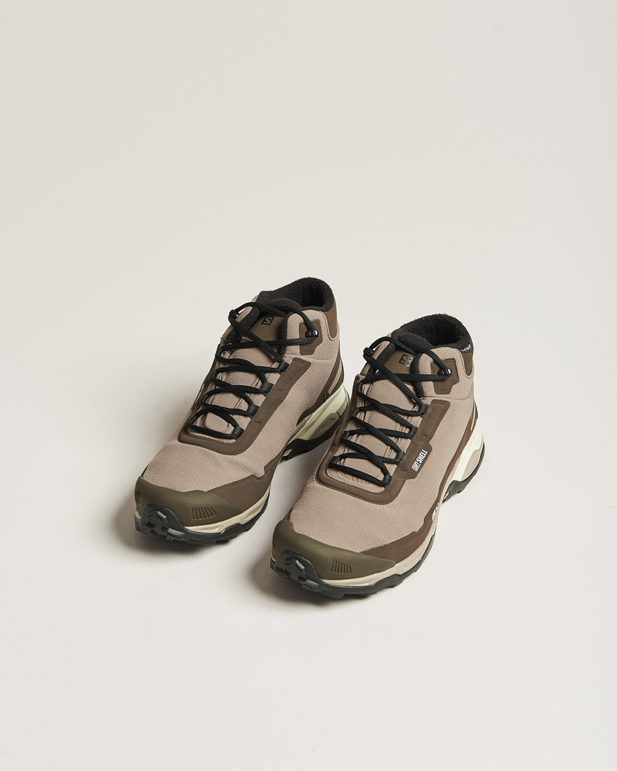 Herren | Hikingschuhe | Salomon | Shelter CSWP Boots Falcon/Vintage Khaki