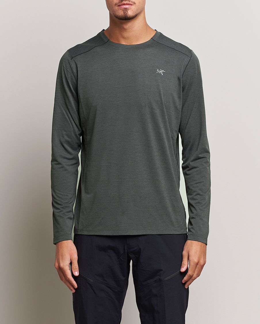 Herren | T-Shirts | Arc'teryx | Cormac Long Sleeve T-Shirt Black Heather