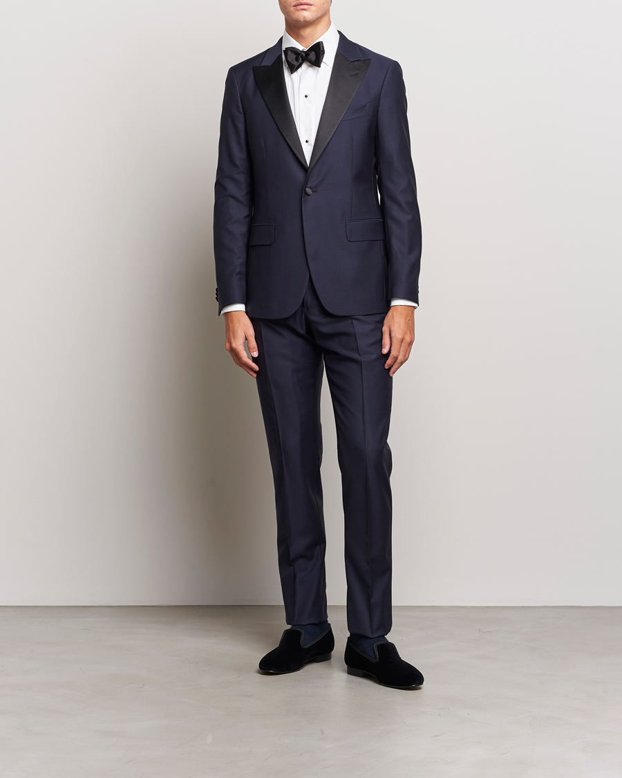 Herren | Boglioli | Boglioli | Milano Single Breasted Tuxedo Navy