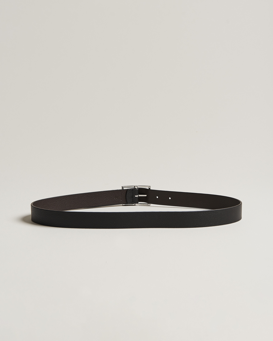 Herren | Schlichte Gürtel | Anderson\'s | Reversible Grained Leather Belt 3 cm Black/Brown