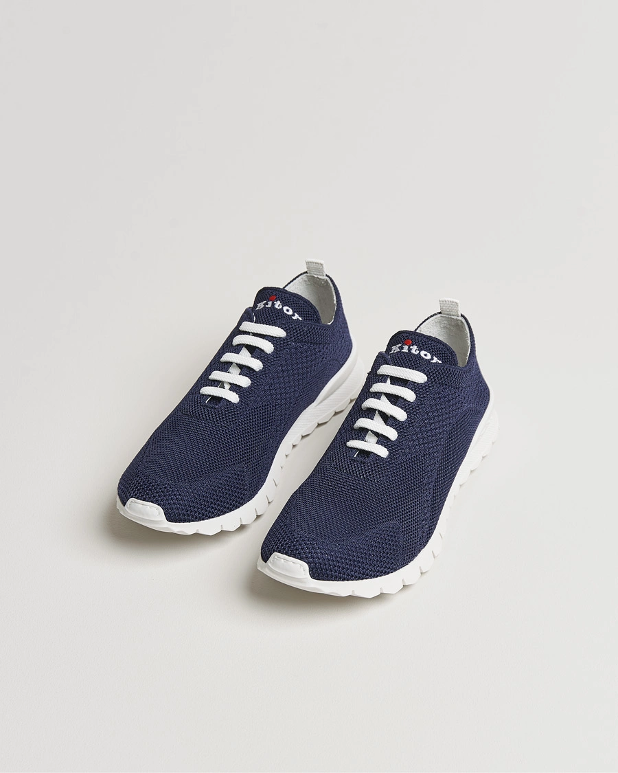 Herren | Schuhe | Kiton | Mesh Running Sneakers Navy