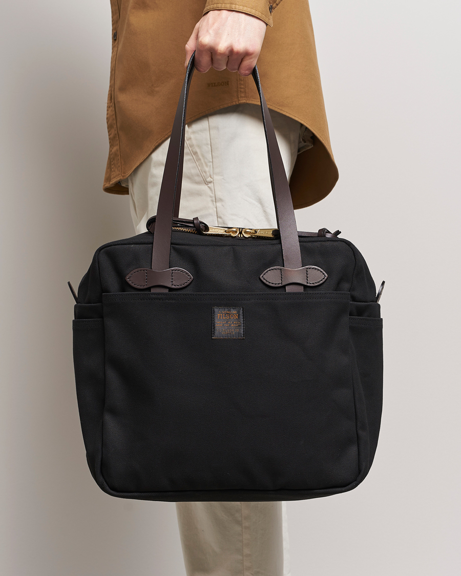 Herren | Tragetaschen | Filson | Tote Bag With Zipper Black