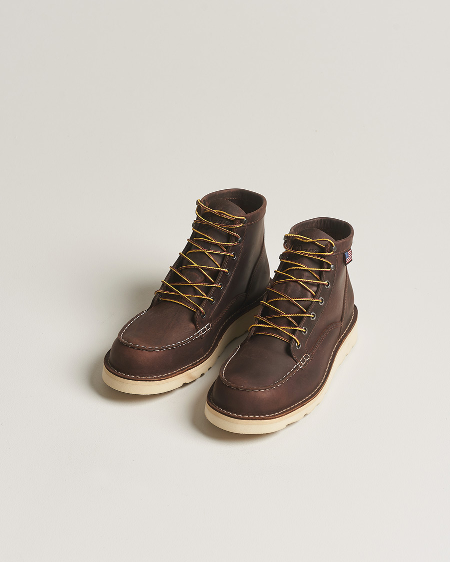 Herr | Vinterskor | Danner | Bull Run Leather Moc Toe Boot Brown