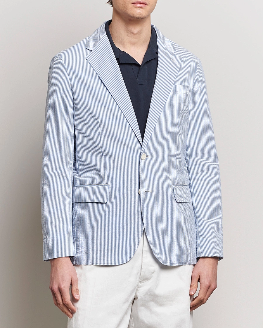 Herren | Kleidung | Polo Ralph Lauren | Seersucker Sportcoat Bright Blue