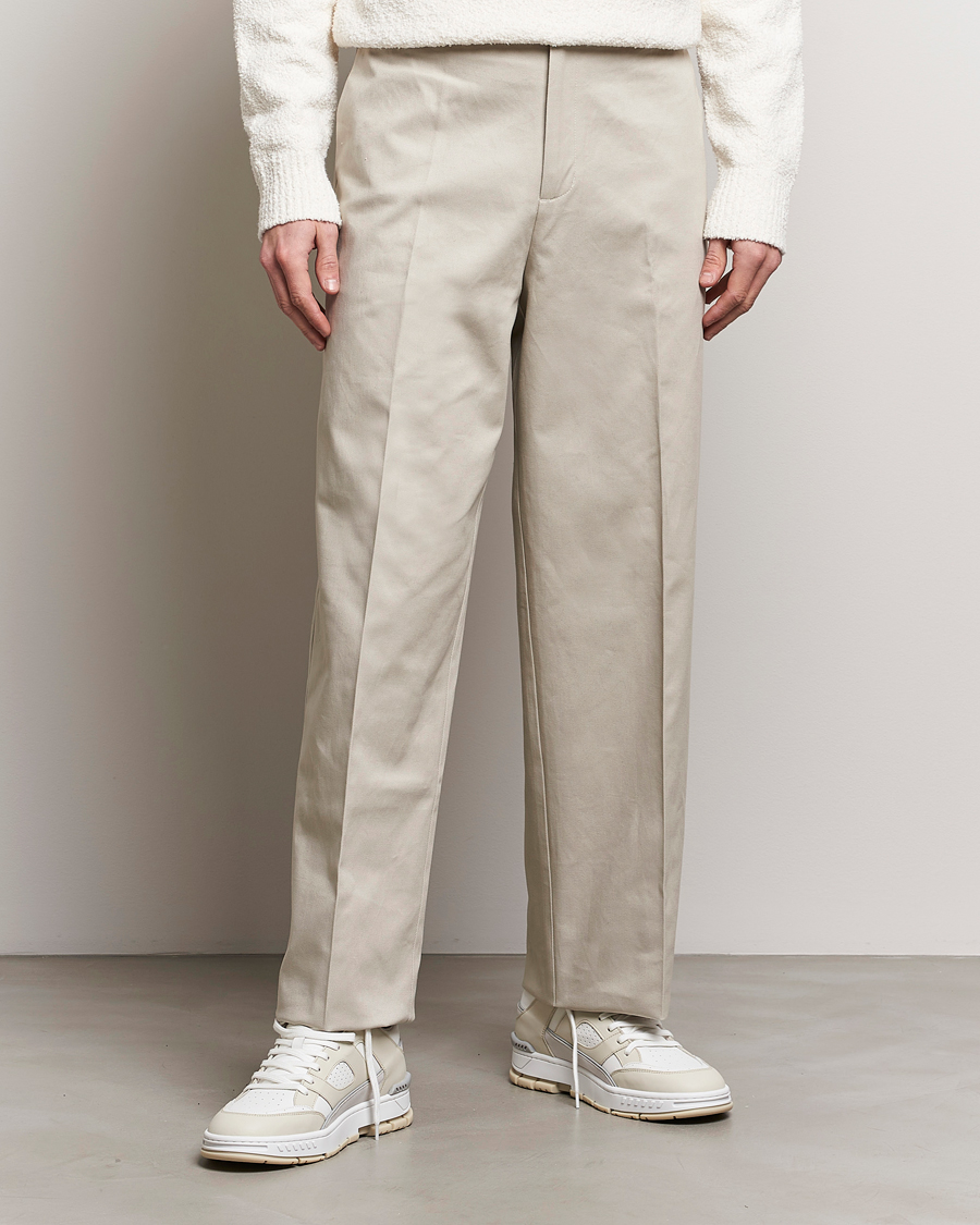 Herren | Hosen | Axel Arigato | Serif Relaxed Fit Trousers Pale Beige