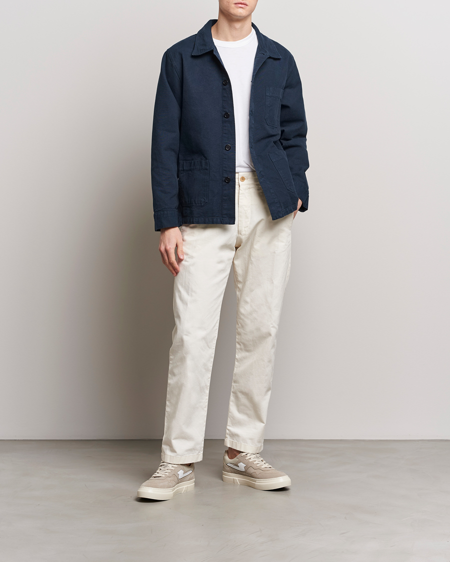 Herren | Hemden | Colorful Standard | Organic Workwear Jacket Navy Blue