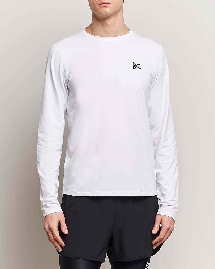 Herr | T-Shirts | District Vision | Lightweight Long Sleeve T-Shirt White