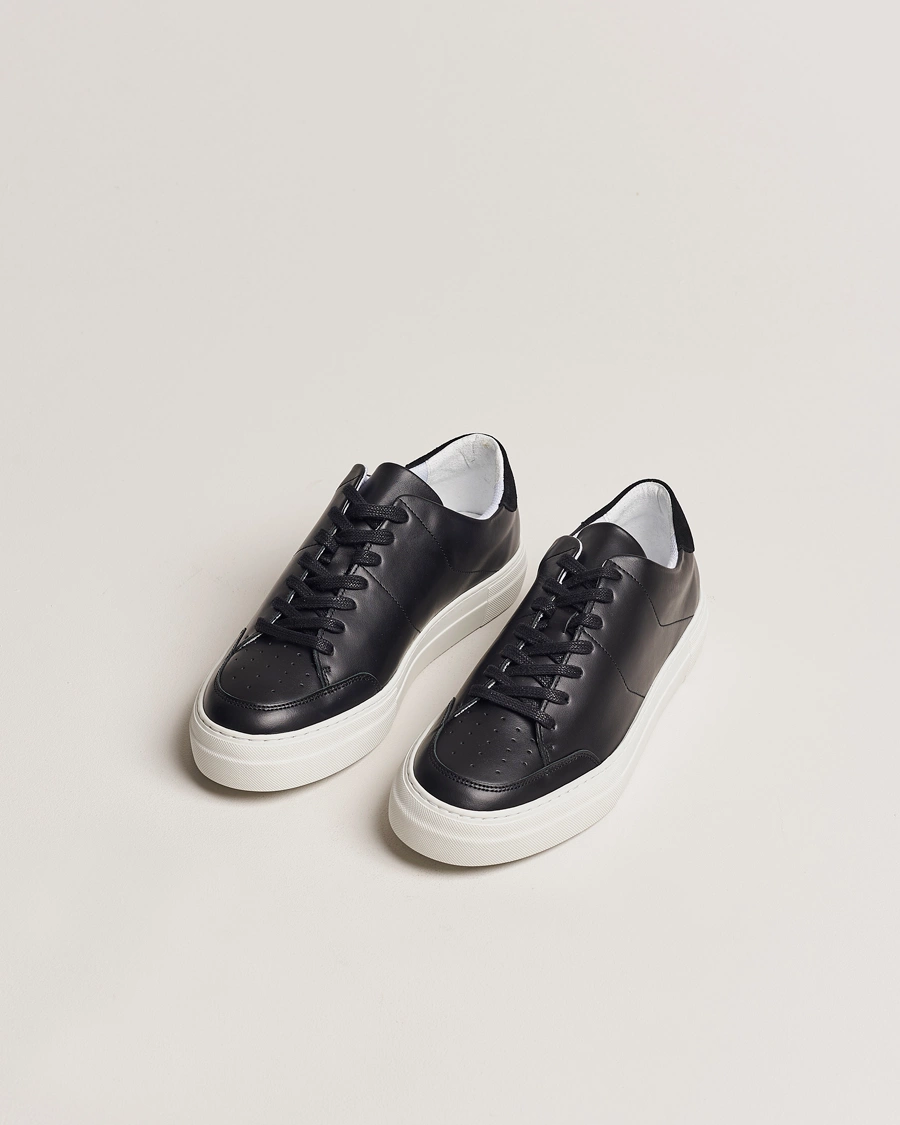 Herr | Sneakers | J.Lindeberg | Art Signature Leather Sneaker Black