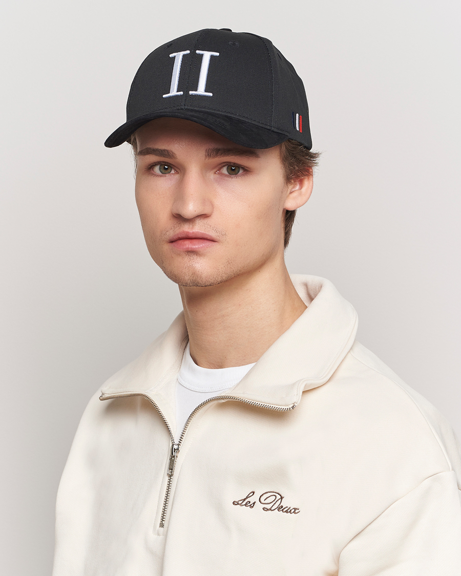 Herren |  | LES DEUX | Baseball Cap Suede II Black/White