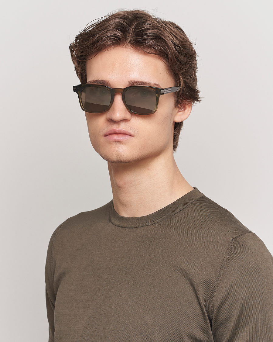 Herr | Luxury Brands | Zegna | EZ0230 Sunglasses Dark Green/Roviex