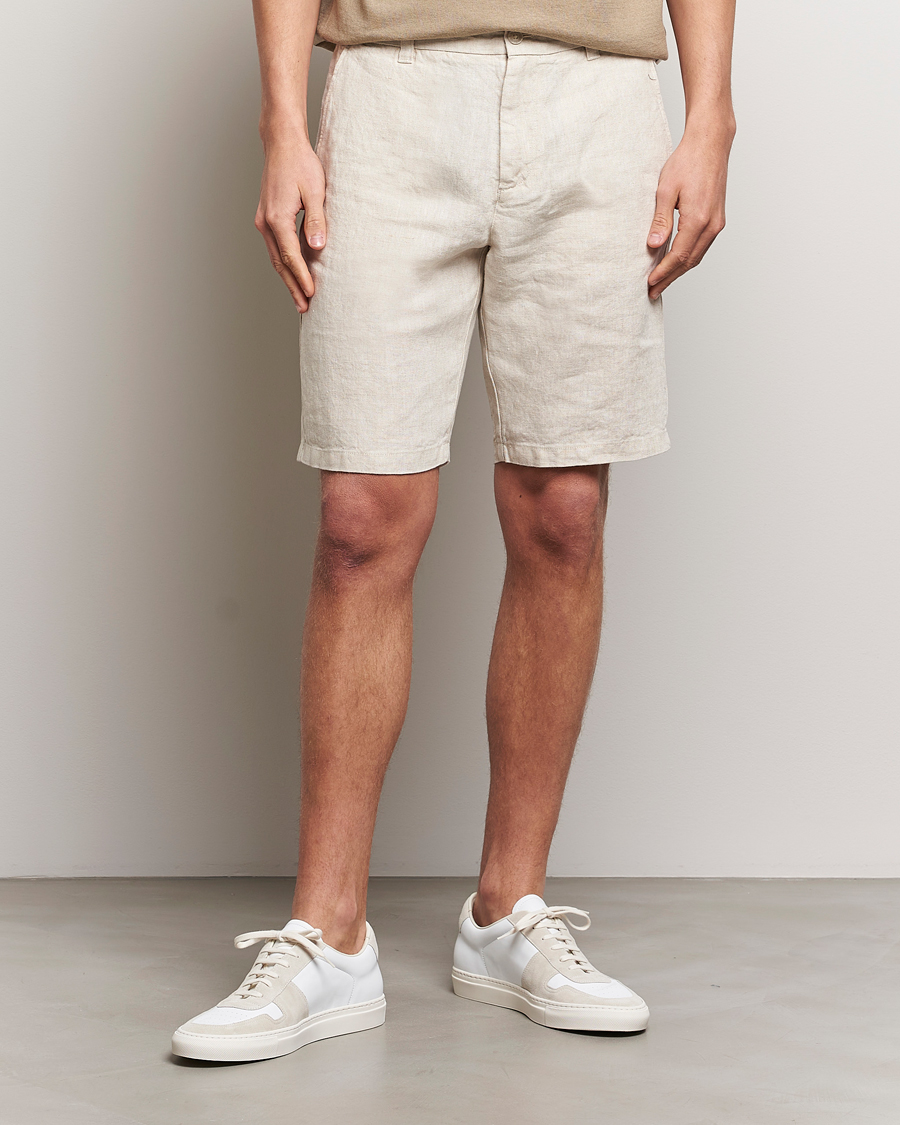 Herren | Neu im Onlineshop | NN07 | Crown Linen Shorts Oat