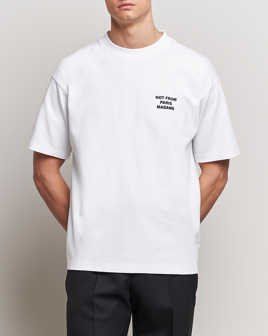 Herren | Neu im Onlineshop | Drôle de Monsieur | Slogan T-Shirt Optic White