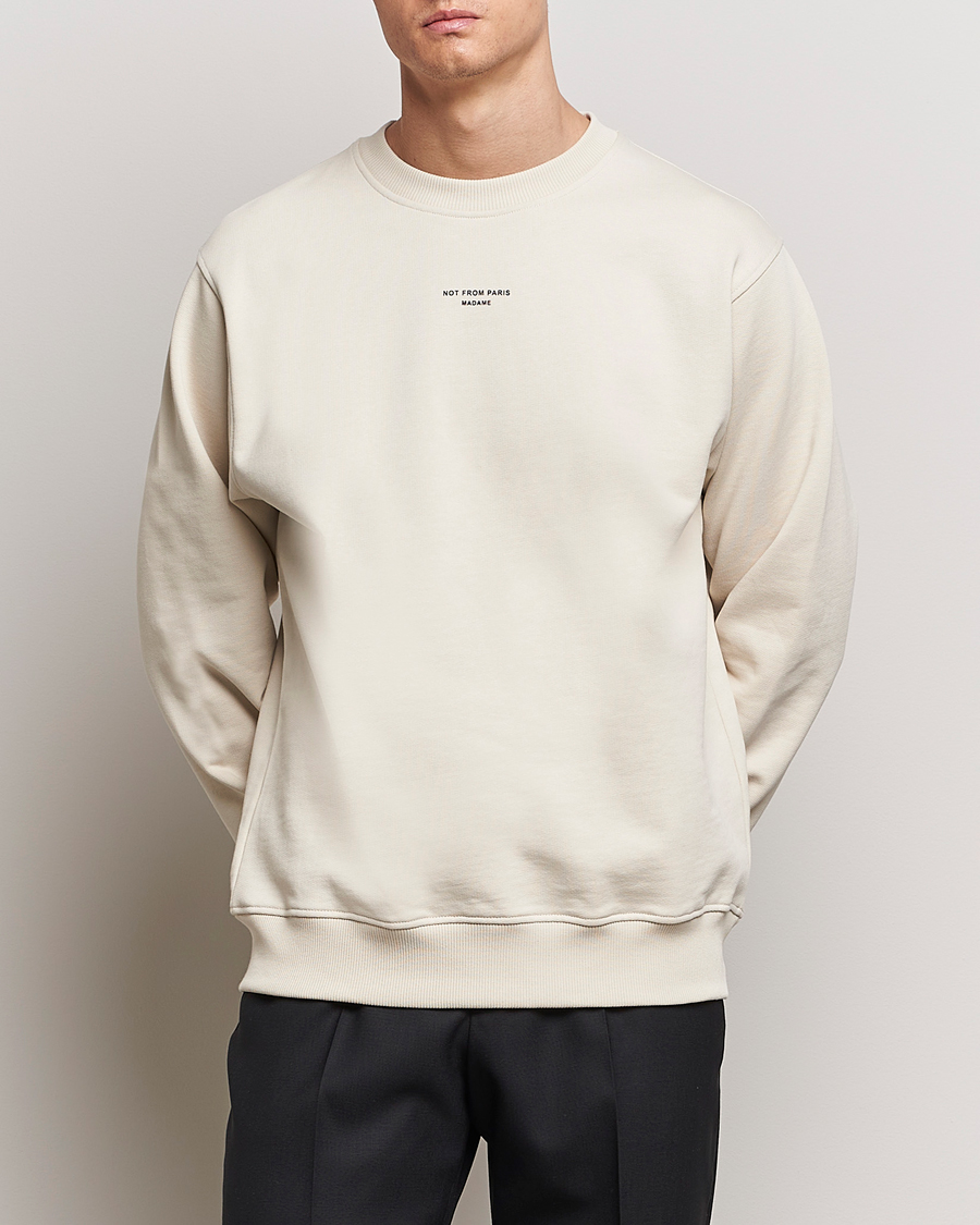 Herren | Neu im Onlineshop | Drôle de Monsieur | Classic Slogan Sweatshirt Mastic