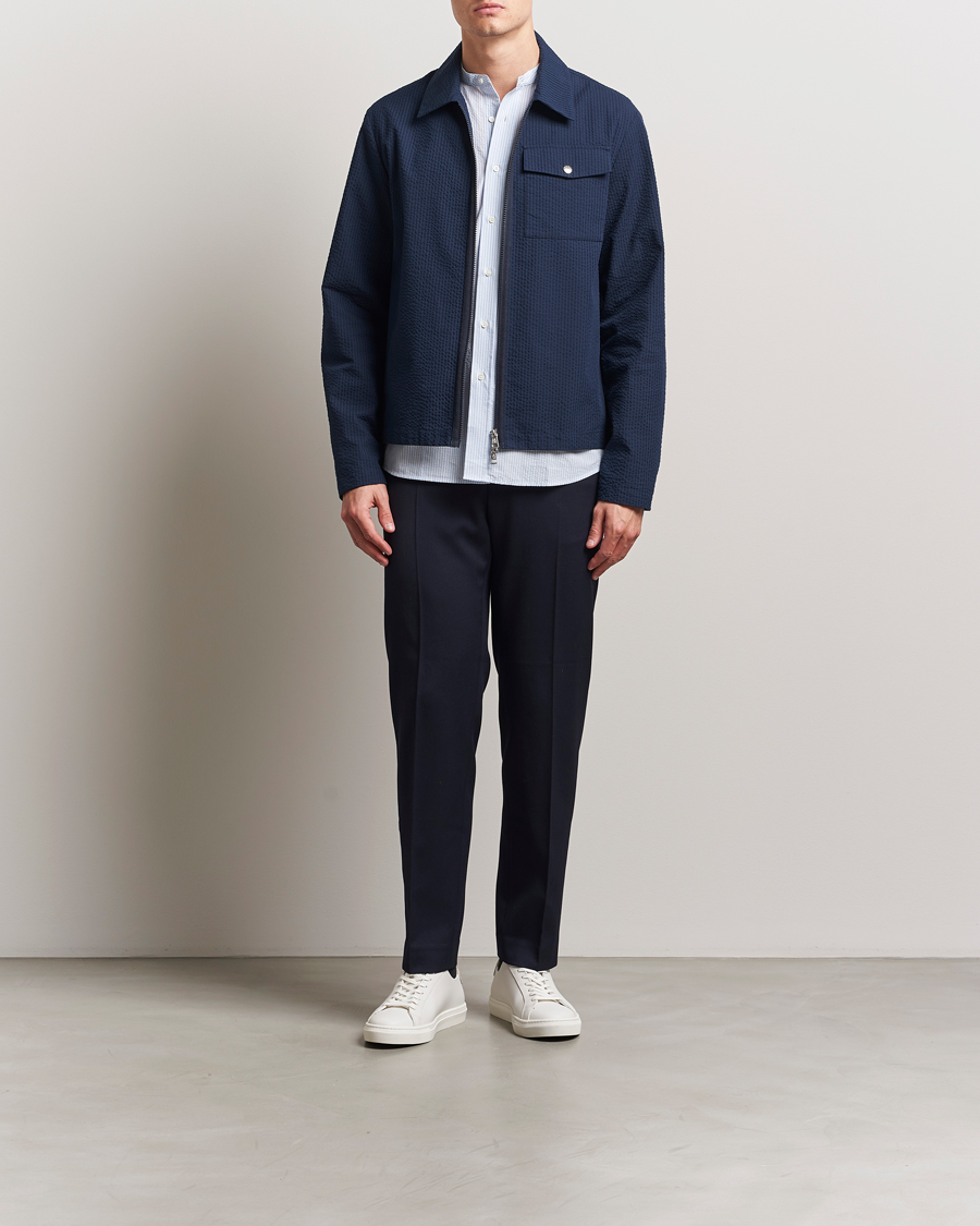 Herren | Hemden | Moncler | Zip Overshirt Navy