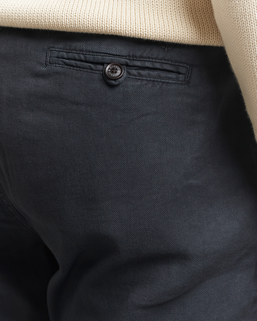 Herren | Hosen | Morris | Fenix Linen/Cotton Trousers Blue