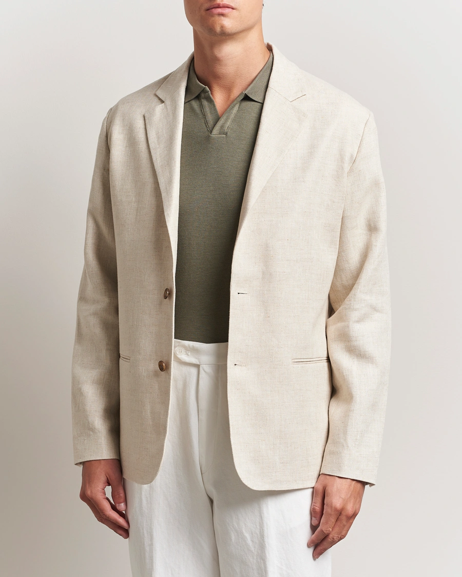 Herren | Sakkos | NN07 | Timo Linen Blazer Oat