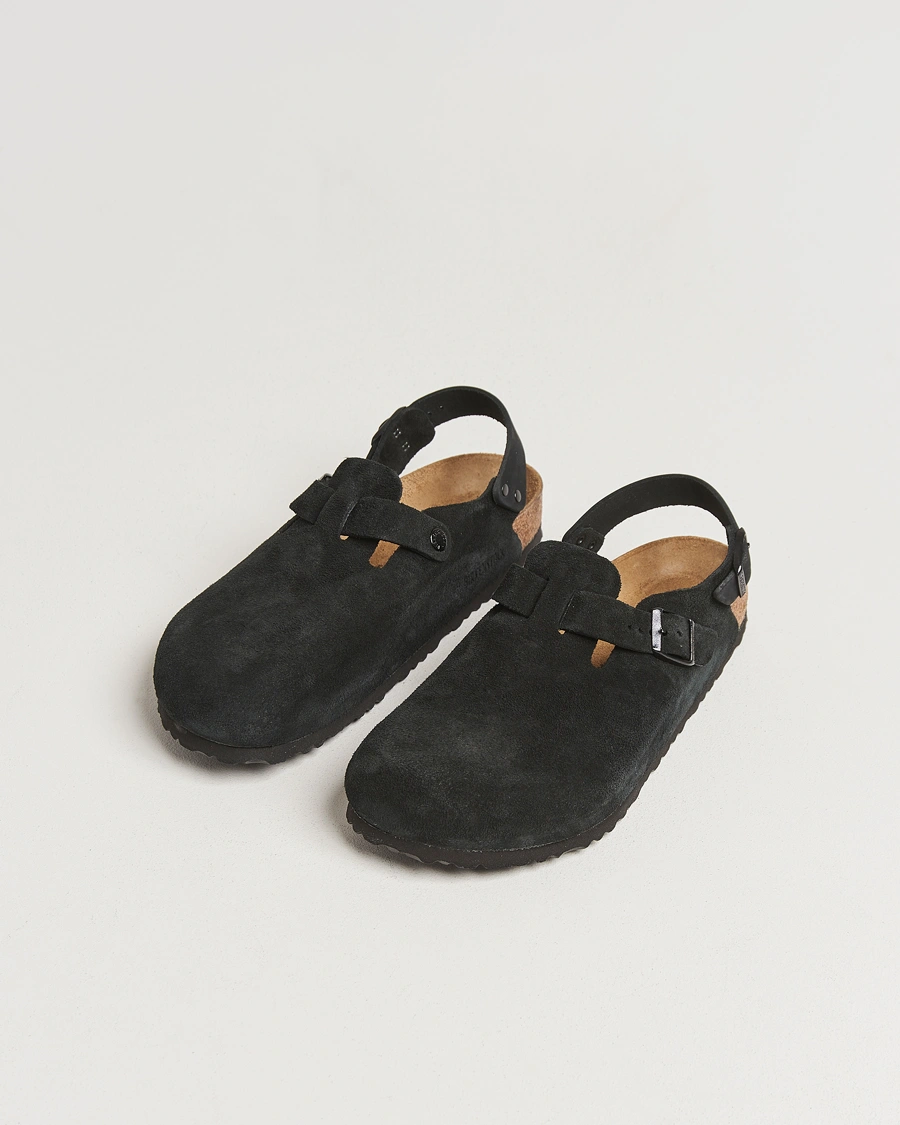 Herren | Sandalen & Pantoletten | BIRKENSTOCK | Tokio Classic Footbed Black Suede