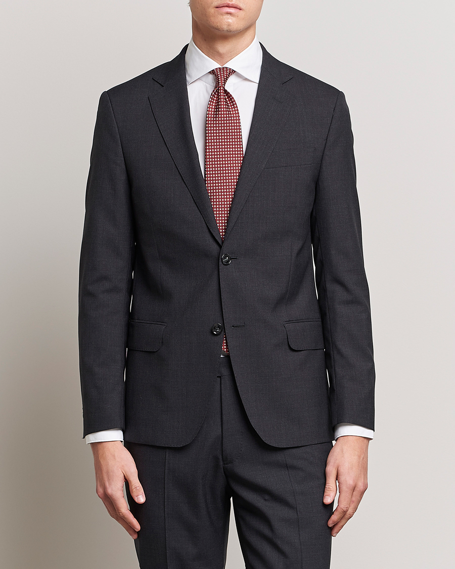 Herren | Anzüge | Oscar Jacobson | Edmund Wool Suit Grey