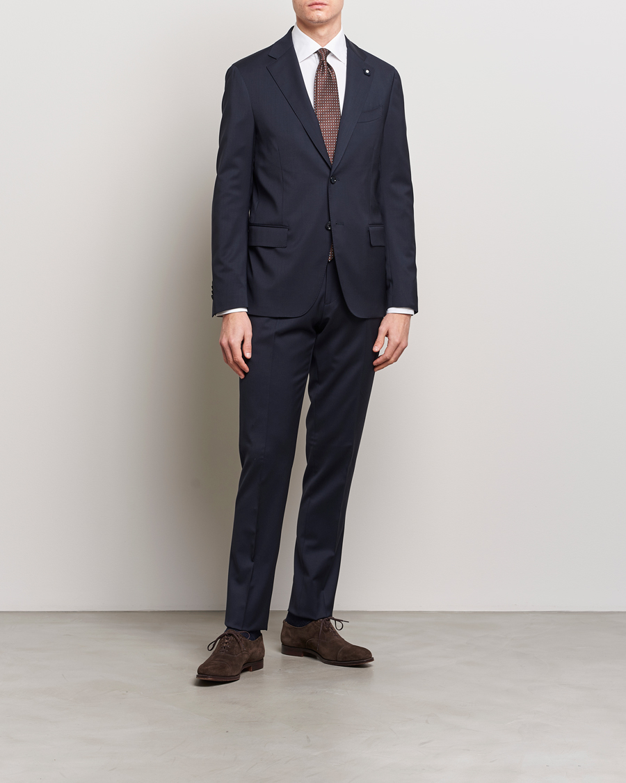 Herr | Kostymer | Lardini | Wool Suit Navy