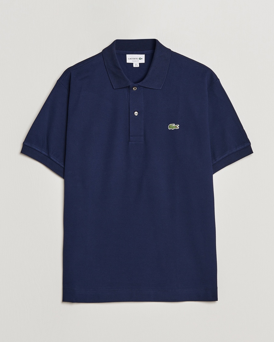 Lacoste Original Polo Piké Navy Blue – Blau