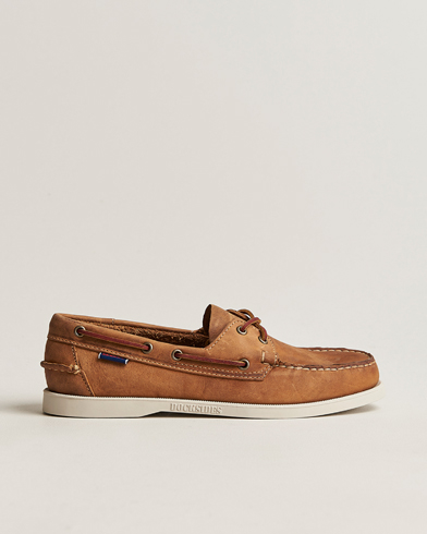  Docksides Nubuck Boat Shoe Brown