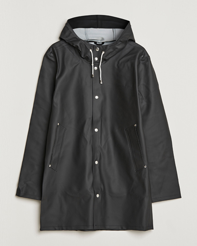 black raincoat