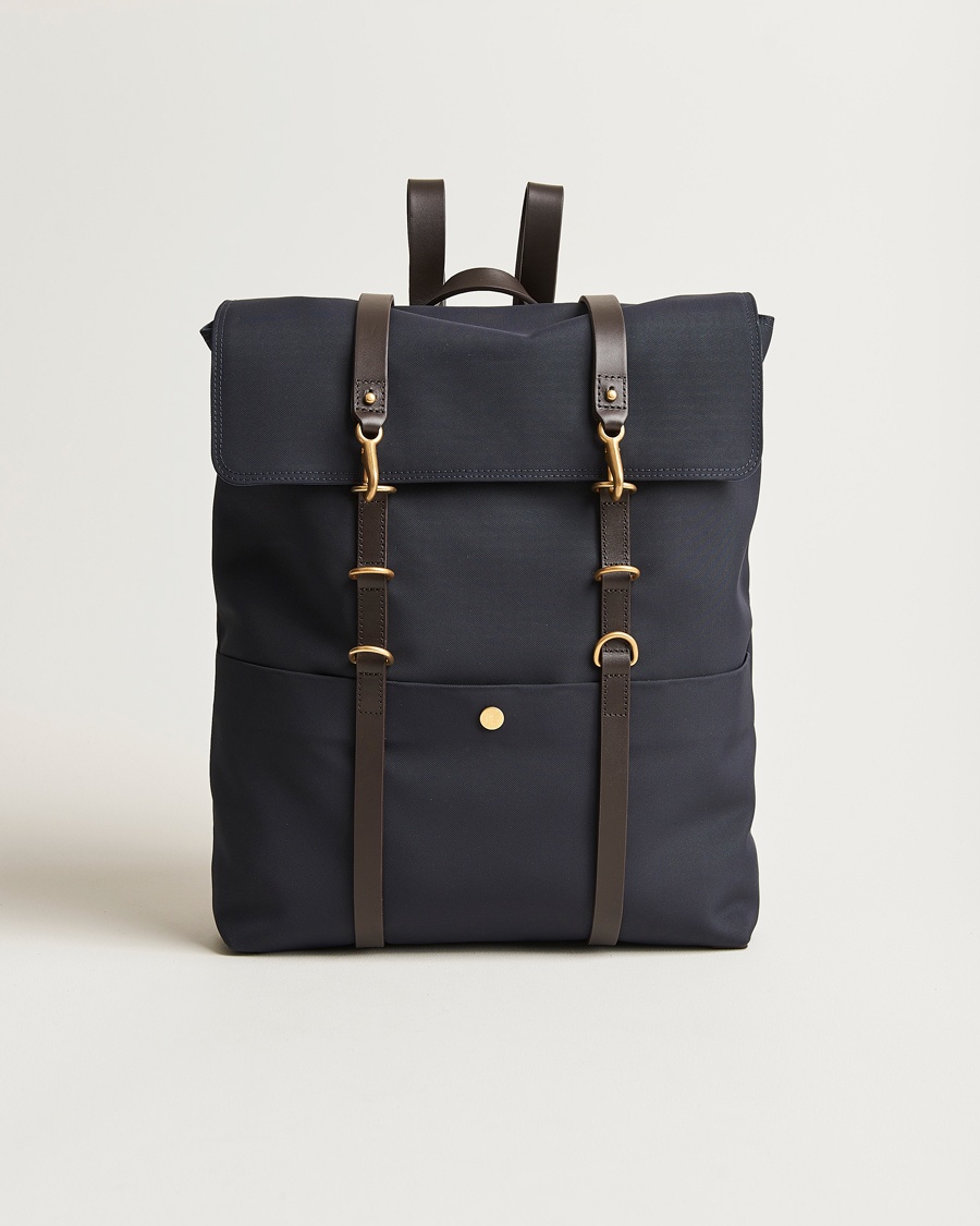 Mismo MismoM/S Nylon BackpackNavy/Dark Brown – Blau
